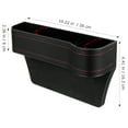 thumbnail image 2 of Milisten 2Ud Organizador De Asiento Para Auto Negro Con Filler Para Espacios Y Porta Bebidas Y Práctico, 2 of 8