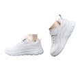 thumbnail image 4 of Quealent Kids Shoes, Boys Girls Sneakers Lightweight Athletic Walking/Running Tennis Shoes(Toddler/Little Kid/Big Kid) White for Size 13.5, 4 of 7
