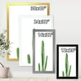 thumbnail image 4 of Designart 'Green Cactus South Western Plant' Tropical Framed Art Print, 4 of 4
