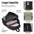 thumbnail image 4 of Bingfone Christmas Donuts for Backpack Lunch Bag Pencil Case Set, Large Capacity School Backpack Combination Three-piece Set, Unisex, 4 of 7