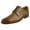 Tan, variant on Mens Classic Eel Print Genuine Leather Formal Oxford Shoes, Burgundy
