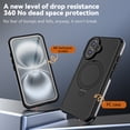 thumbnail image 6 of Dteck Waterproof Case for iPhone 16 Plus,Shockproof IP68 Underwater Case Compatible with Mag Safe Cover Built-in Ring Invisible Stand Full Body Protection Case for iPhone 16 Plus,Gray, 6 of 7
