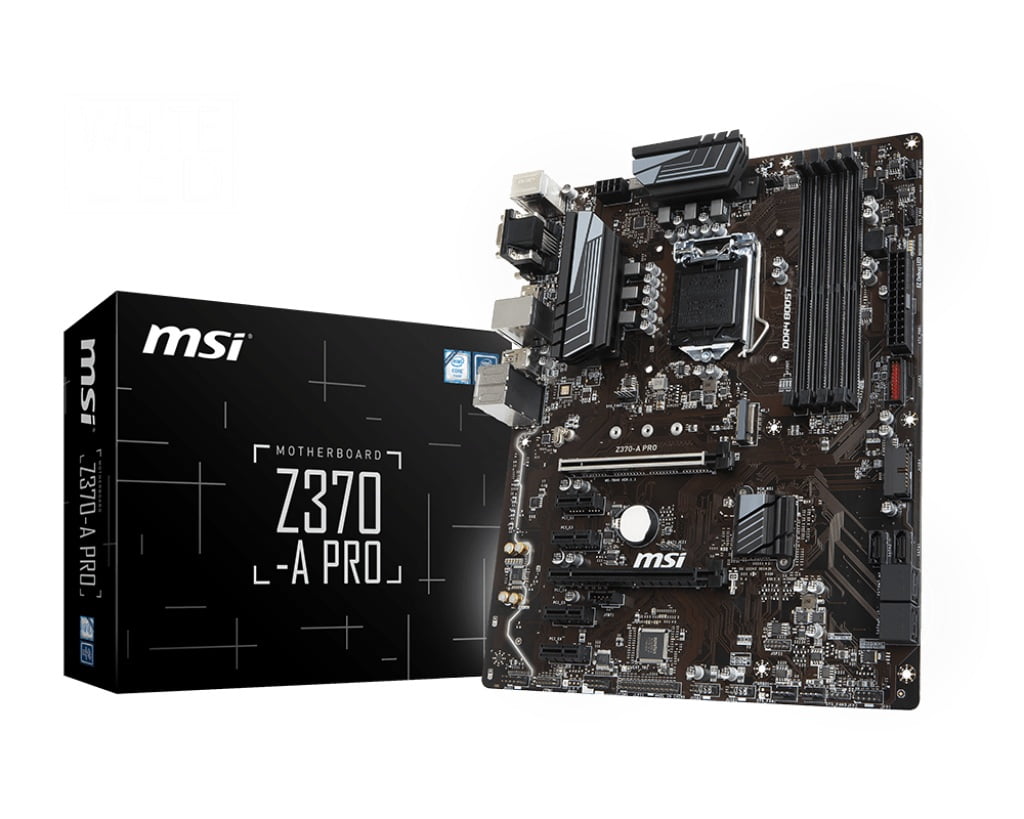 MSI Motherboard Z370A PRO Z370APRO and 20 MIR
