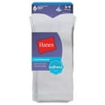 thumbnail image 2 of Hanes Ladies ComfortBlend Crew Socks, 6 Pack, 2 of 2