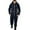 Dark Blue, variant on Mens Romper Men's Autumn Winter Warm Splicing Casual Hooded Zipper Solid Pocketed Jumpsuits Mens Jumpsuit Red XXXXXL