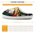 thumbnail image 2 of Izuku Midoriya My Hero Academy Kid's Cotton Slippers Winter Warm Soft Plush Slippers with Rubber Sole Non-Slip Indoor Outdoor Slip on Shoes Fluffy House Slippers For Boys Girls Teen, 2 of 8