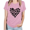 thumbnail image 1 of RKSTN Hauts pour Femmes Décontracté Été Ample Grande Taille Imprimé Graphique Lapin de Pâques Blouse Mode Col Rond Manches Courtes T-shirt, 1 of 4