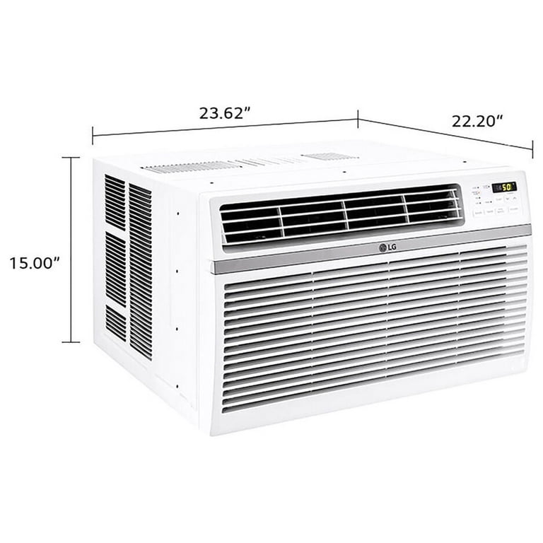 LG 12 000 BTU 115V Window Mounted Air Conditioner with Remote Control