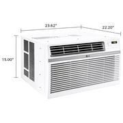 LG 12,000 BTU Smart Window Air Conditioner with Remote, LW1217ERSM