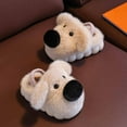 thumbnail image 5 of Fozruso Cozy Winter Animal Slippers For Toddlers Girls Boys Soft Indoor Shoes With Sole For Infants And Kids,Plush Warm Slippers Sizes 9 Little Kid(2.5-3 Years), 5 of 6