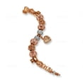 thumbnail image 3 of Iramat Rose Gold Charm Bracelet – 14K Rose Gold Plated Snake Chain, Adjustable Size, Perfect for Custom Charms & Special Occasions, 3 of 5