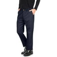 thumbnail image 5 of ROYALE LINENS Men's Classic Fit Wrinkle-Resistant Flat-Front Chino Pant (Regular and Big & Tall) Navy, 5 of 7