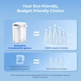 thumbnail image 3 of Waterdrop 98% Chloramine Reduction Electric Water Filter Pitcher, Rechargeable Water Dispenser, Instant 200-Gallon 15-Cup Countertop Purifier, NSF/AN, 3 of 9
