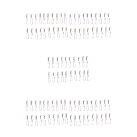 Scienceny 20 piezas de acero inoxidable, precio asequible y nivel profesional, pesca giratoria, duradera, fácil de llevar, equipo práctico, 6 Type2 NO2