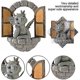 thumbnail image 3 of Escultura de dragón para patio, decoración de pared, hermosa estatua de dragón de resina para jardín, pequeño dragón meditando frente a la ventana, figuras de arte, decoración, adorno, 3 of 5