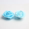 thumbnail image 3 of 100 piezas de rosas de espuma artificiales para decoración de bodas. Azul, 3 of 9
