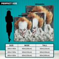 thumbnail image 5 of Jbralid Halloween Throw Blanket Horror Movie Film Character Soft Flannel Blanket for Sofa Bed Couch Chair or Dorm 60x80 in, 5 of 5