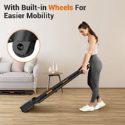 Walking Pad,Under Desk Treadmill for Home/Office, COFUNOK 2 in 1 Folding Treadmill 2.5HP with Remote,0.6-7.6mph