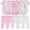 Pink 2, variant on TYMZDYN Baby Layette Set Baby Boys' 10-Piece Bodysuits Pants Set Toddler Girl Boy Unisex Baby Gift Sets