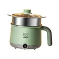 thumbnail image 4 of Olla eléctrica portátil Macarena para cocinar ramen 300 W/600 W miniolla 1,8 L Gris verde, 4 of 8