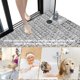 thumbnail image 5 of 2 Pack Modular Interlocking Cushion Rubber Mat Floor Tile Mats Drain Pool Patio Balcony Yard Pet Area Washer Pad, 5 of 5
