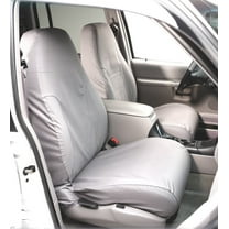 Covercraft SeatSaver Second Row Custom Fit Seat Cover for Select Toyota Tacoma Models - Polycotton (Grey) Fits select: 2013 TOYOTA TACOMA DOUBLE CAB, 2012 TOYOTA TACOMA ACCESS CAB