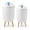 White-10L+12L, variant on SUSLAS Trash Can with Motion Sensor, Touchless Automatic Lid and Waterproof Design, Smart Waste Bin for Bathroom Kitchen, 2.6 Gallon Plastic, White