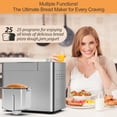 Bluebow 25-in-1 Bread Maker, 2LB Bread Machine with Auto Fruit/Nut ...