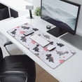 thumbnail image 2 of Long Mouse Pads for Desk,Cartoon Dinosaurs Flowers Pattern Desk Mats on Top Of Desks, Desk Mouse Pad Extra Large with 3mm Non-Slip Base and Stitched Edge for Gaming,Office,Work,Home 31.5"x11.8", 2 of 6