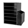 thumbnail image 6 of Black Freestanding Desktop Organizer Desktop Paper File Storage Box for Offices, Craft Rooms, 6 of 14
