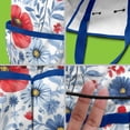 thumbnail image 5 of Garden Tool Bag,Pioneer Flower Floral Print Pattern Garden Tool Organizer,Garden Gifts,Waterproof Multi-Pocket Garden Tool Storage 11.8x5.5x11.4 Inch(Tools NOT Included), 5 of 6