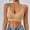 Gold, variant on Bras for Women No Underwire Pull on Adjustable Straps Push up Bralette Comfortable Ice Silk Padded Bras S-2XL