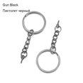 thumbnail image 1 of 10/20 piezas 25 28 30mm tornillo ojo Pin llavero con tornillos de ojo redondo dividido llaveros para DIY accesorios de fabricación de joyas Tan Jianjun  unisex, 1 of 2