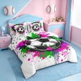 thumbnail image 2 of Erosebridal Soccer Football Game 7-Piece Twin Bedding Sets,Kids Sport Theme Bedding Comforter Set For Ball Lovers,Reversible, 2 of 7