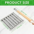 thumbnail image 3 of MesaSe Rouleau à Saucisses en Acier Inoxydable pour Grill Barbecue Manche en Bois Extra Long Cuisson Uniforme Outil de Barbecue Extérieur Accessoires de Grill, 3 of 9