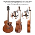 thumbnail image 3 of Acoustic Guitar Ukulele Wall Hanger Living Room Bedroom Violin Holder Guitars Bracket Stand String Instrument Rack Accessory 2 Pieces, 3 of 9