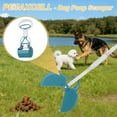 thumbnail image 7 of Uxcell Poop Scooper, 11" Long Handle No Touch Dog Poop Scooper Grabber Non-Breakable Spring Pick Up Tool Shovel, (Milky Blue), Intended for Dogs Waste in Lawns/Grass/Dirt/Gravel, 7 of 7
