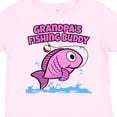 thumbnail image 4 of Inktastic Grandpa's Fishing Buddy (pink) Girls Toddler T-Shirt, 4 of 5