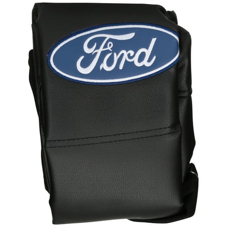 Plasticolor Ford Black Vinyl Universal Fit Automotive Seat Cover, 1 Pack
