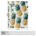 thumbnail image 4 of ARISTURING Cute Pineapple Stylish Glitter Throw Blanket Super Soft Warm Bed Blankets for Couch Bedroom Sofa Office Car, All Season Cozy Flannel Plush Blanket for Girls Boys Adults, 4 of 6