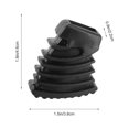 thumbnail image 2 of HEALEEP 3Pcs Drum Rubber Feet for Cymbal Stand Rack Floor Protection Durable Black Material, 2 of 8