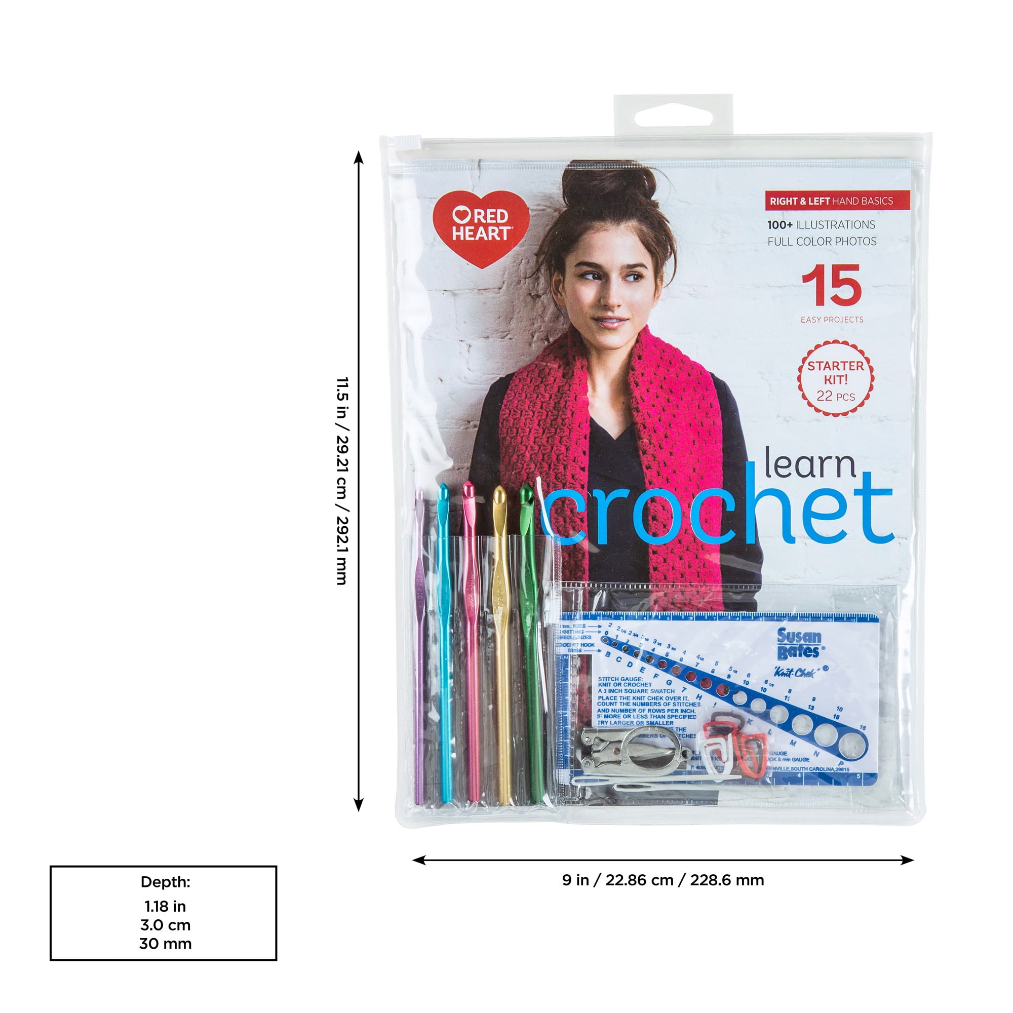 Red Heart® Learn Crochet Kit