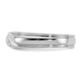 thumbnail image 3 of 14K White Gold Ring Band Men's Diamond Round, Size 7, 3 of 5