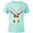 Ocean Blue, variant on Hawkeye Cat Holiday Sweater - Short Sleeve Blended T-Shirt for Adults – Customized-Ocean Blue