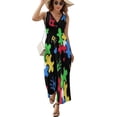 thumbnail image 2 of Autism Theme PUZZLE Heart Pattern Sleeveless Dress Summer Women Clothes Dress for Pregnant Women Dresses, 2 of 9