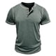 thumbnail image 2 of pstuiky Camisa de manga corta para hombre, Camisas cortas informales de cuello redondo y botones para hombre camisas casuales para hombre xl, 2 of 9