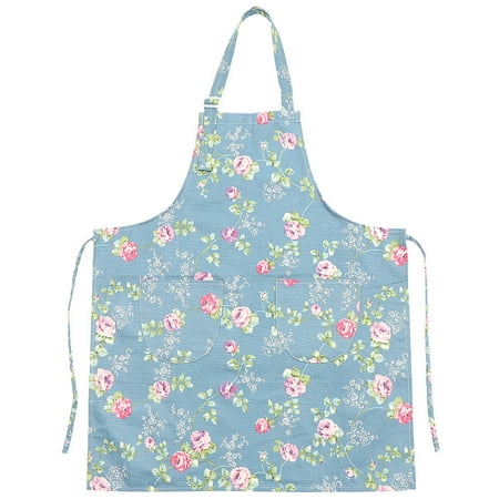 

Kitchen Apron Cooking Apron with Packet Neck Sling Apron Reusable Cooking Apron