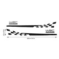 thumbnail image 4 of 2pcs Car Body Stickers 200x25cm Waterproof Graphic Film Universal Decoration, 4 of 4