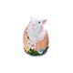 thumbnail image 2 of Naiovety Adorno de Pascua para fiesta, decoración de festival, artesanía de resina, huevo, Animal, escultura de temporada de primavera, Kits de decoración para fiestas Amarillo, 2 of 6