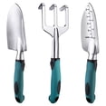 thumbnail image 1 of Juego de herramientas de jardinería Apuakthei, 3 piezas, herramientas de jardinería de servicio, herramientas manuales para mujeres, regalos de jardín para mí, 1 of 5